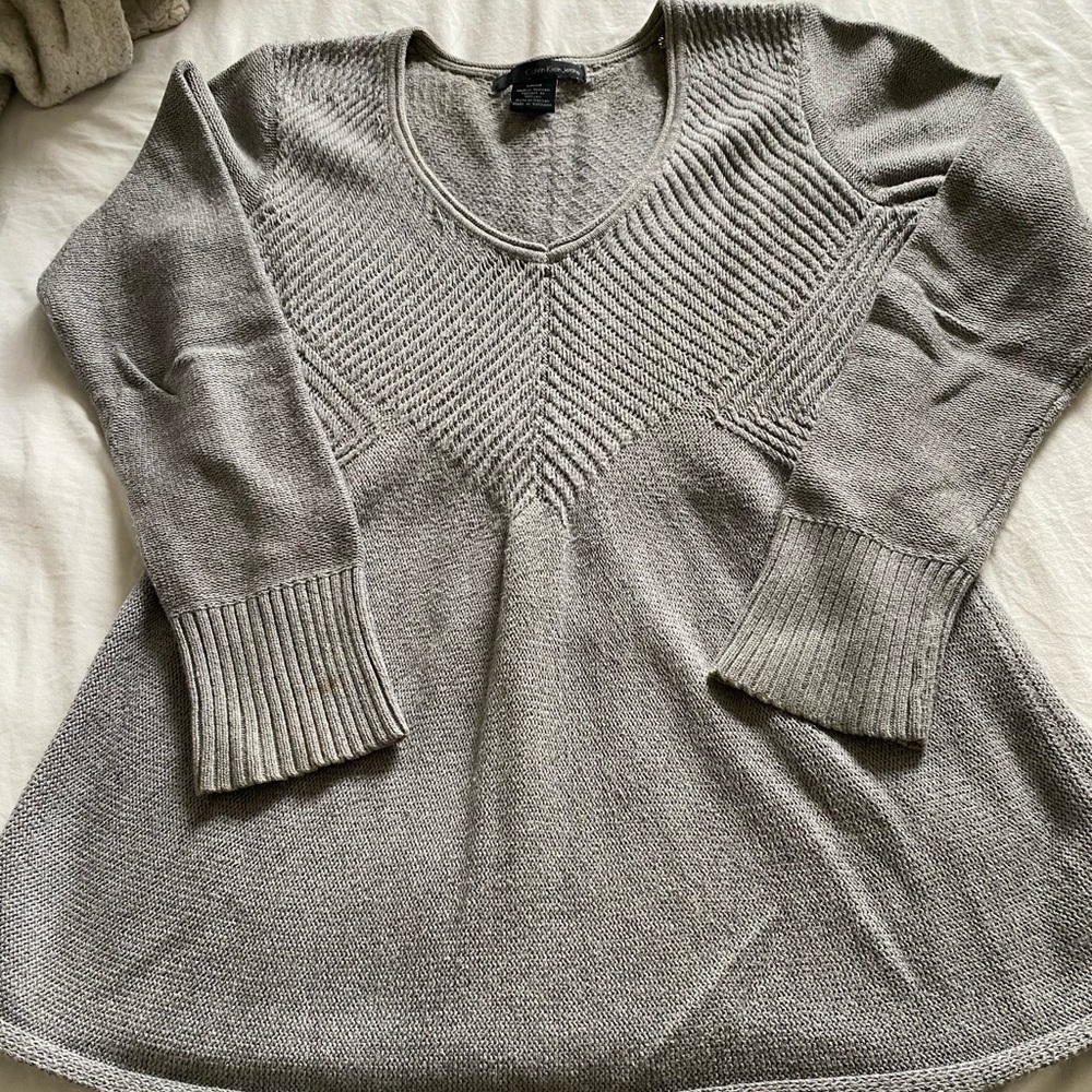 Calvin Klein gray sweater size S